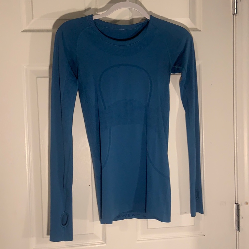 Blue Lululemon Long-sleeve